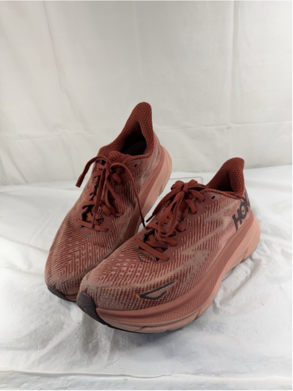 HOKA One One Clifton 9 Women’s Size 9B US Brick Red Running Shoes 1127896 RERT - Picture 12 of 16